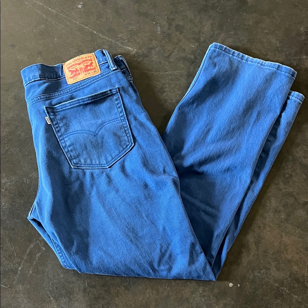 Levi's Men's Denim Blue Straight Jeans